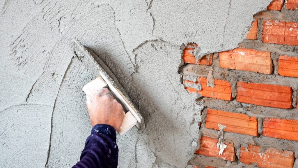 Rendered building facade